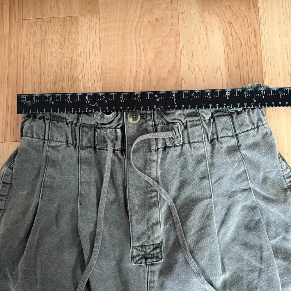Free People Boho Margate Trouser Paperbag Tie Waist Pants Size M - Picture 10 of 13